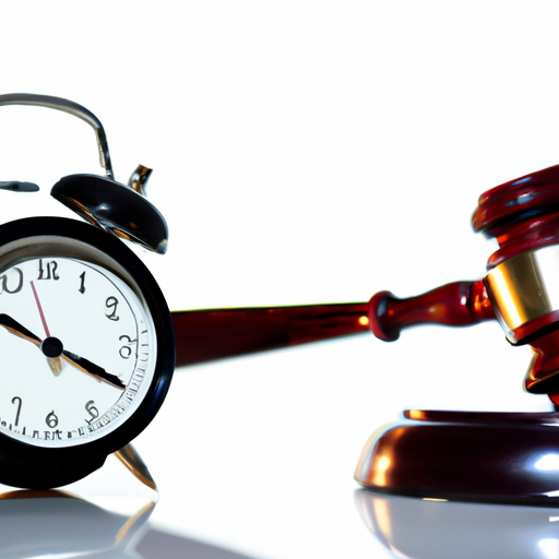 תמונה של פטיש ושעון, המסמלים את ההצטלבות של זמן וחוק